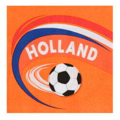 Papieren servetten Holland oranje - Tafelservetten - 33 x 33 cm