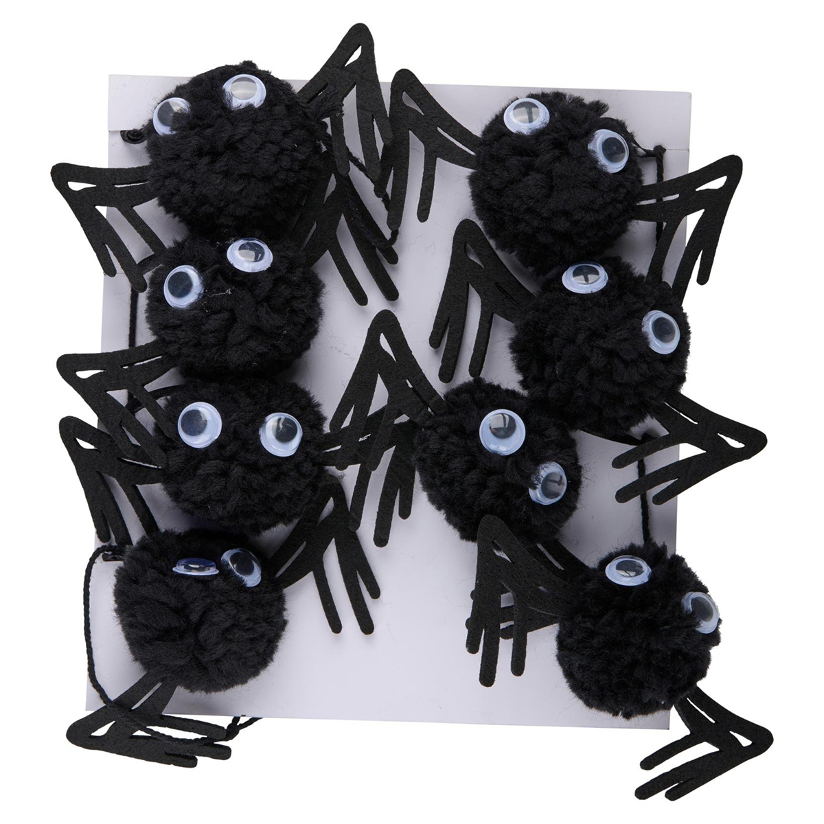 Halloween slinger met hangende spinnen – 120 cm - Afbeelding 2