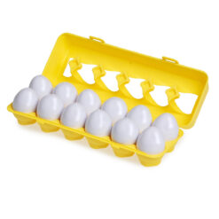 Alternative view of Matching Eggs kinderspeelgoed 12-delig