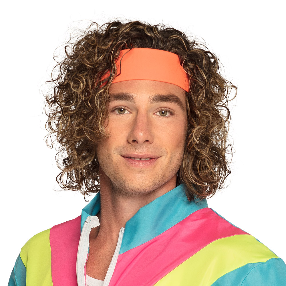 UV Blacklight Haarband - Hoofdband - Neon Oranje - Afbeelding 4
