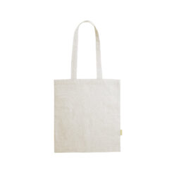 Shopper tas - Tote bag gerecycled katoen 38 x 42 cm beige