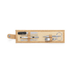 Alternative view of 6-delige manicureset in kurken etui - RVS accessoires