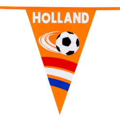Alternative view of Vlaggenlijn Holland oranje - 6 meter - 15 vlaggetjes