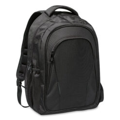 Zwarte 15 inch laptop rugzak - 6-vaks rugtas met tabletvak - 33 x 46 cm - 22 liter