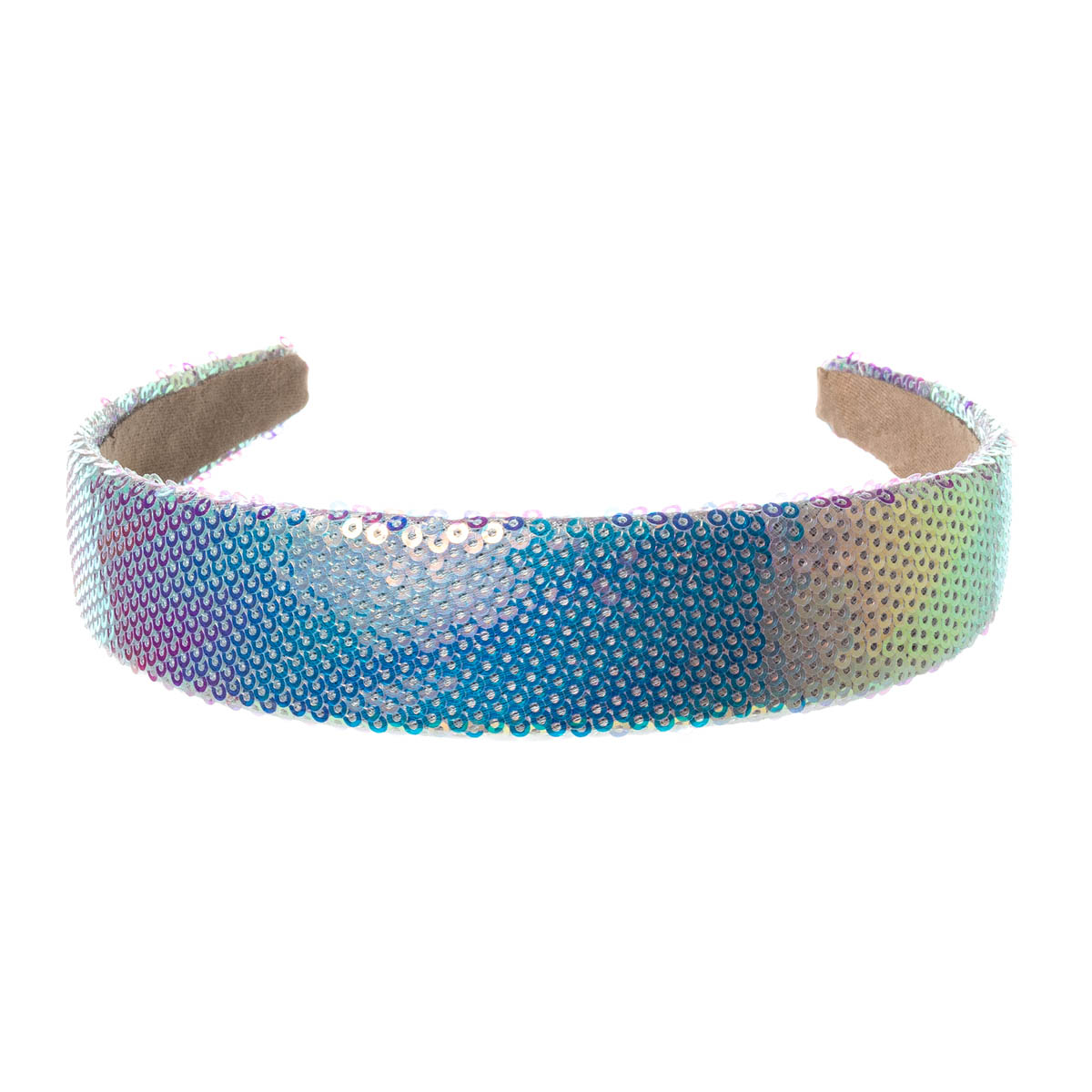 3 Stuks - Meisjes zeemeermin haarbanden – Diadeem voor kinderen - Met pailetten – Regenboog kleuren - Afbeelding 5