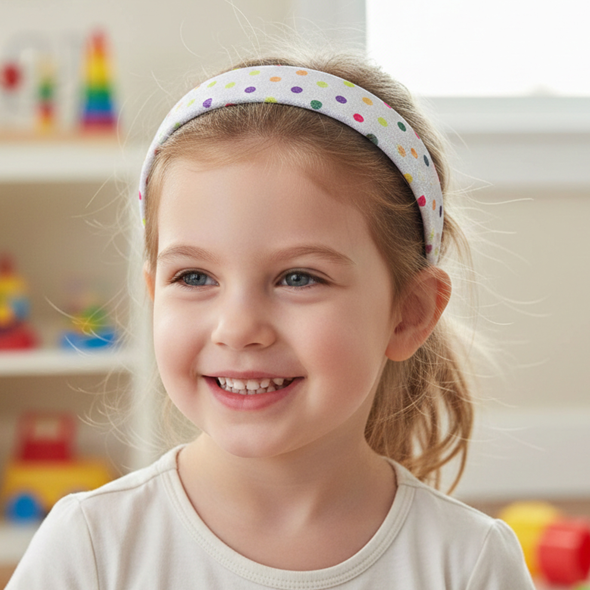 3 Stuks - Meisjes haarbanden – Diadeem voor kinderen - Met print – Regenboog - Afbeelding 7