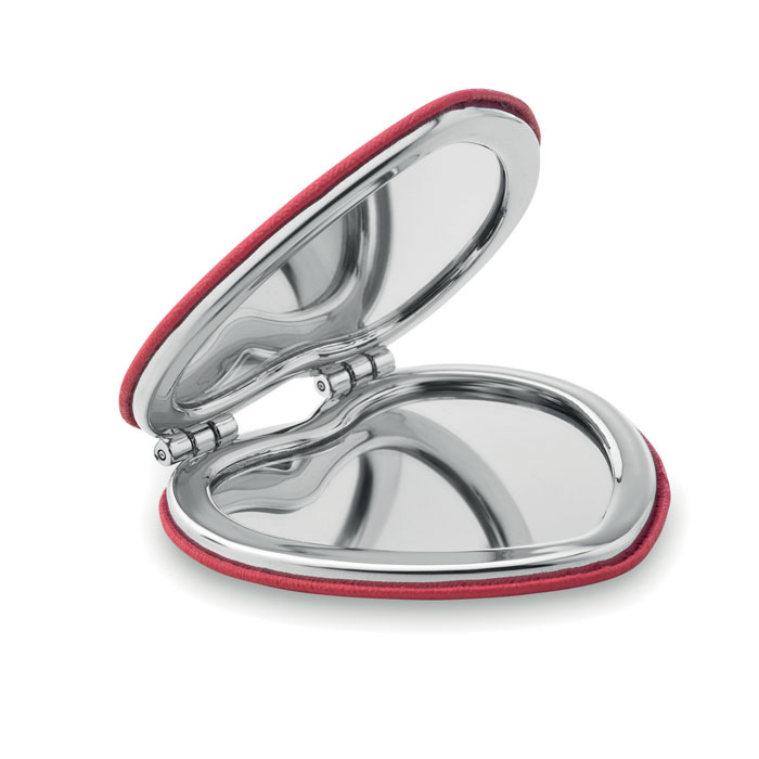 Zakspiegel hartje rood 6,5 cm - Valentijn cadeautje
