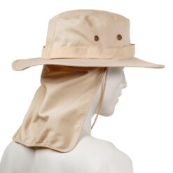 Alternative view of Yucka - Safari hoed met nekbescherming - Katoen - Beige