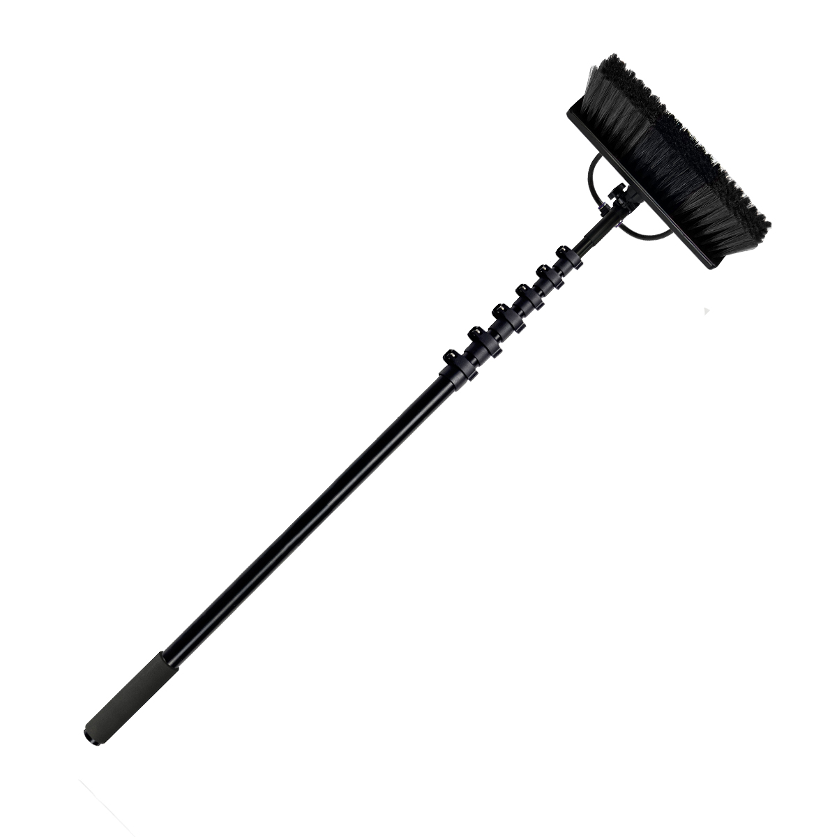 Duradis 3-in-1 Telescopische Wasborstel met Waterdoorvoer – Met allround Borstel, Driekoppige Borstel & Inwasser-Trekker - 7 meter - Afbeelding 2