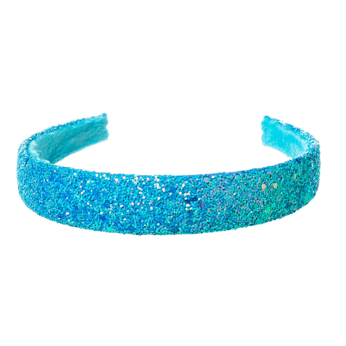 4 Stuks - Meisjes haarbanden – Diadeem voor kinderen - Met Glitters – Blauw, Paars, Roze & Regenboog - Afbeelding 5