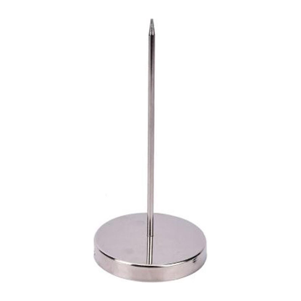 Zilverkleurige Bonnenprikker / Liaspen van Metaal – Bestelhouder voor Keuken en Balie - Afbeelding 2