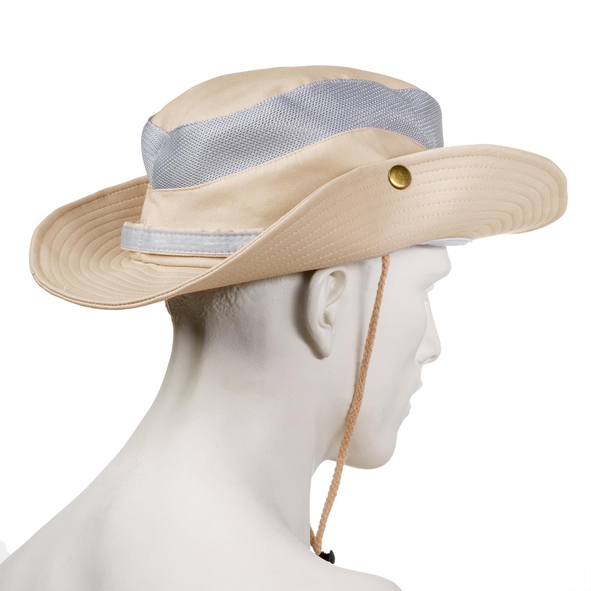 Yucka - Safari hoed met mesh - Katoen Beige - Afbeelding 3