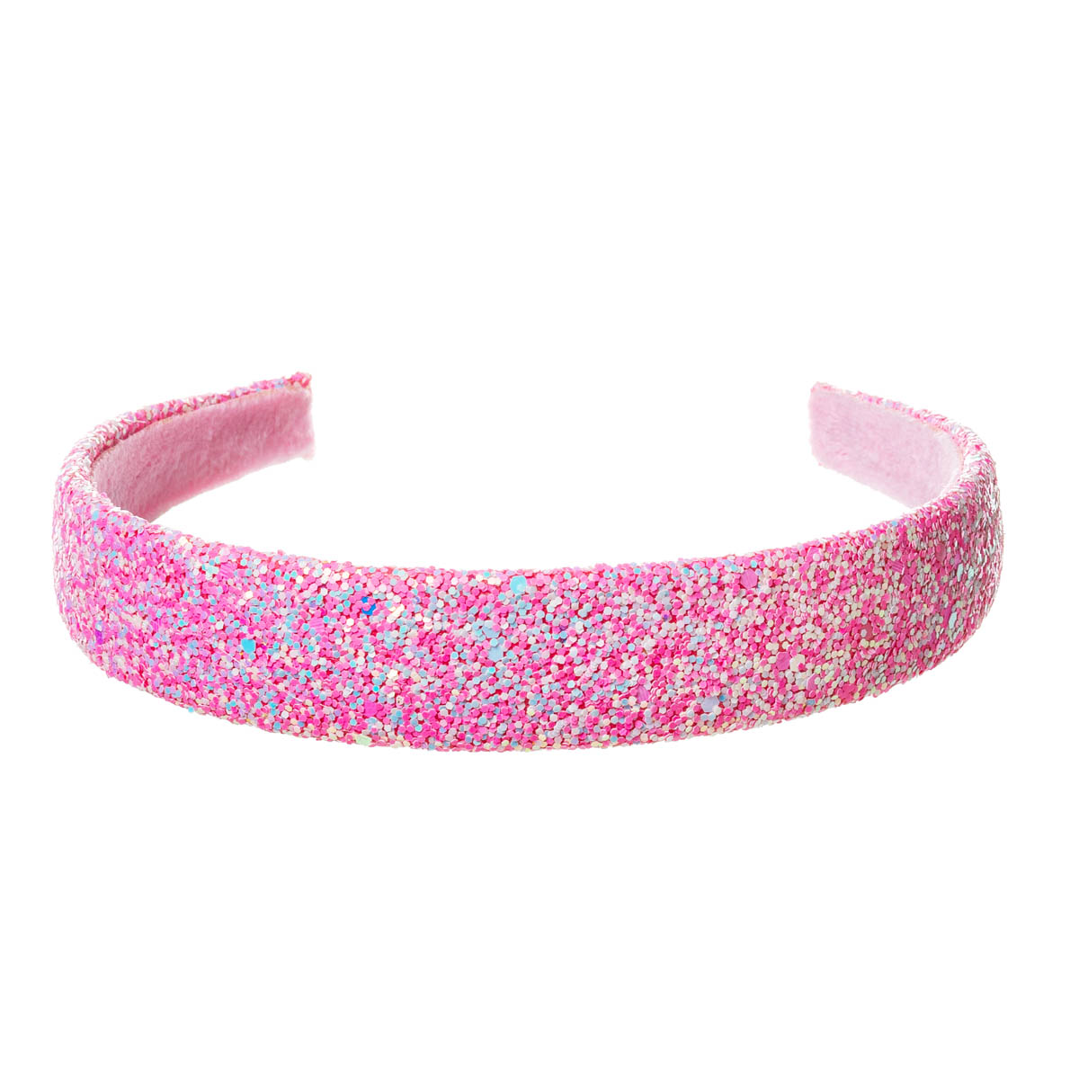 4 Stuks - Meisjes haarbanden – Diadeem voor kinderen - Met Glitters – Blauw, Paars, Roze & Regenboog - Afbeelding 2