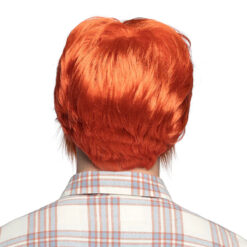 Alternative view of Pruik Dude Oranje met Baard – Polyester – Volwassenen