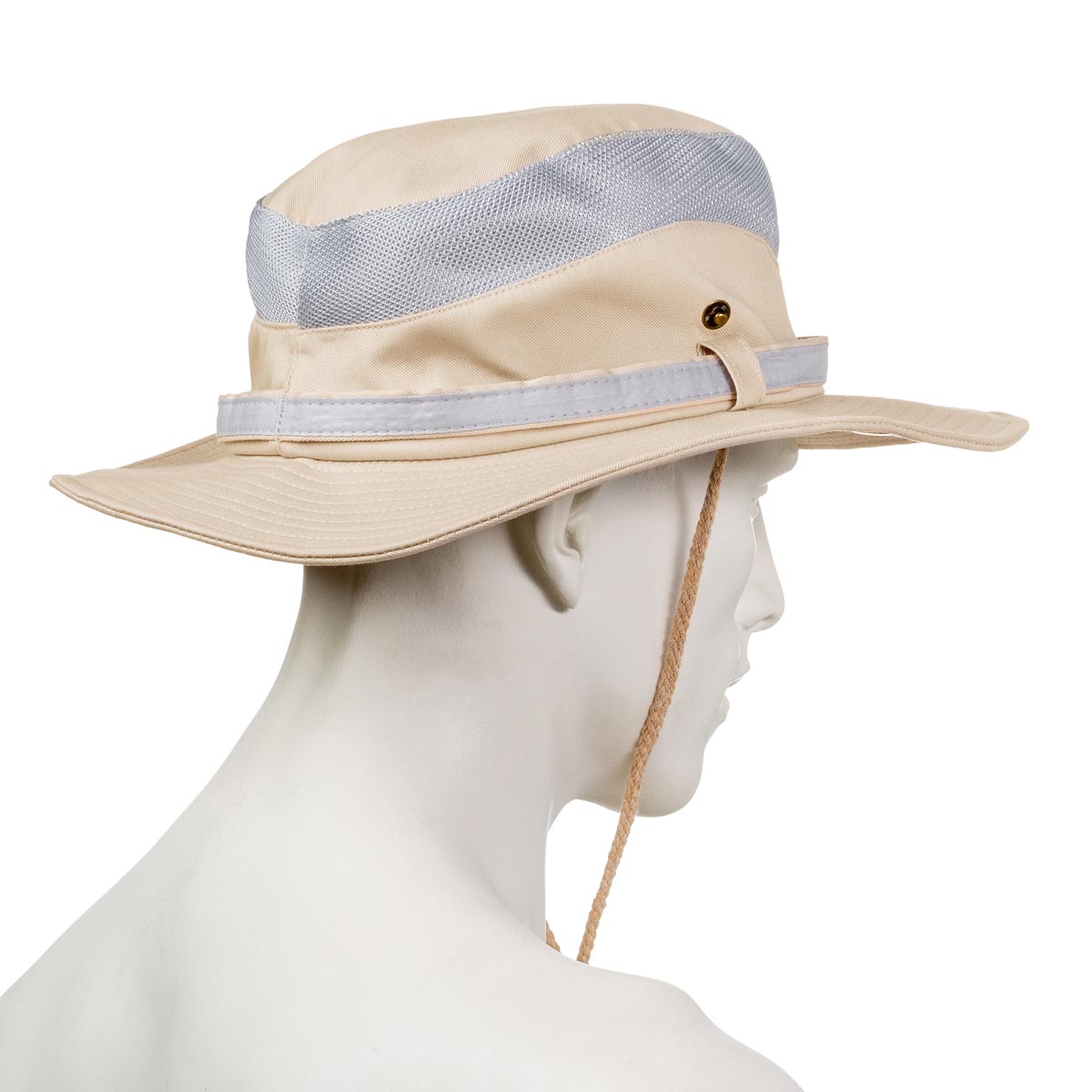 Yucka - Safari hoed met mesh - Katoen Beige