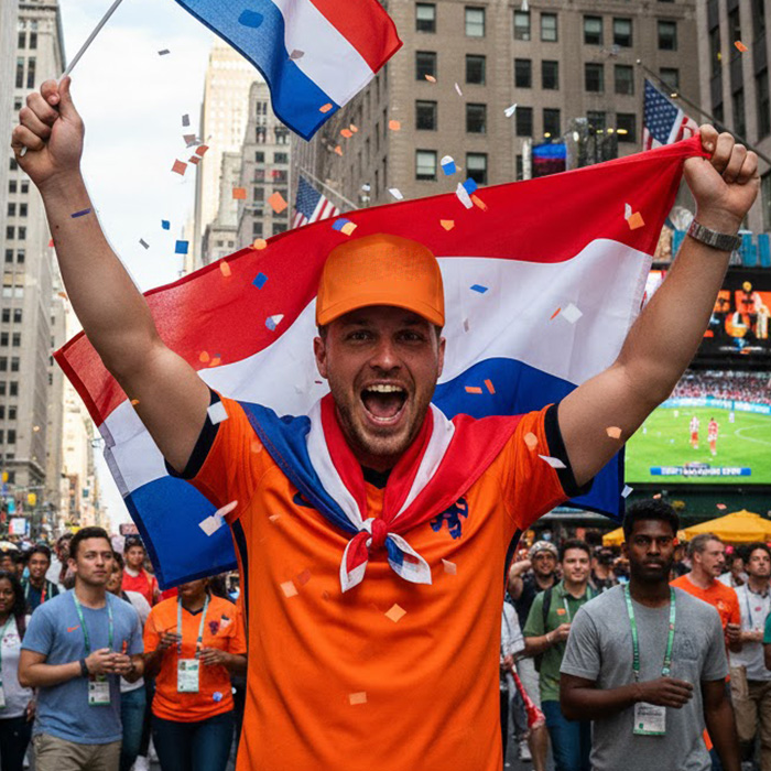 Nederlandse vlag 90 x 150 cm - Afbeelding 5