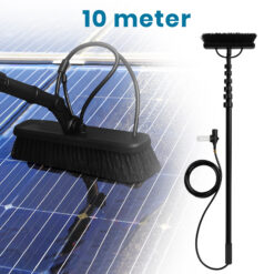 Duradis 3-in-1 Telescopische Wasborstel met Waterdoorvoer – Met allround Borstel, Driekoppige Borstel & Inwasser-Trekker - 10 meter