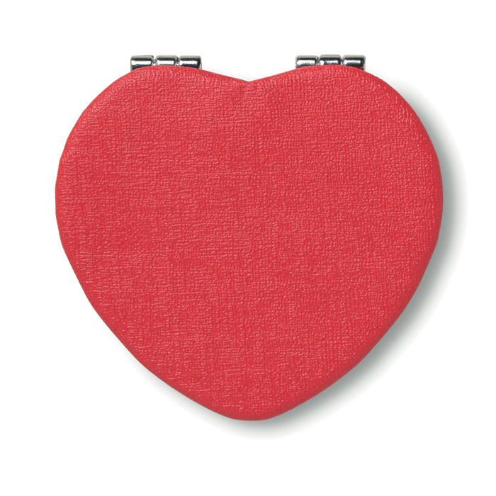 Zakspiegel hartje rood 6,5 cm - Valentijn cadeautje - Afbeelding 3