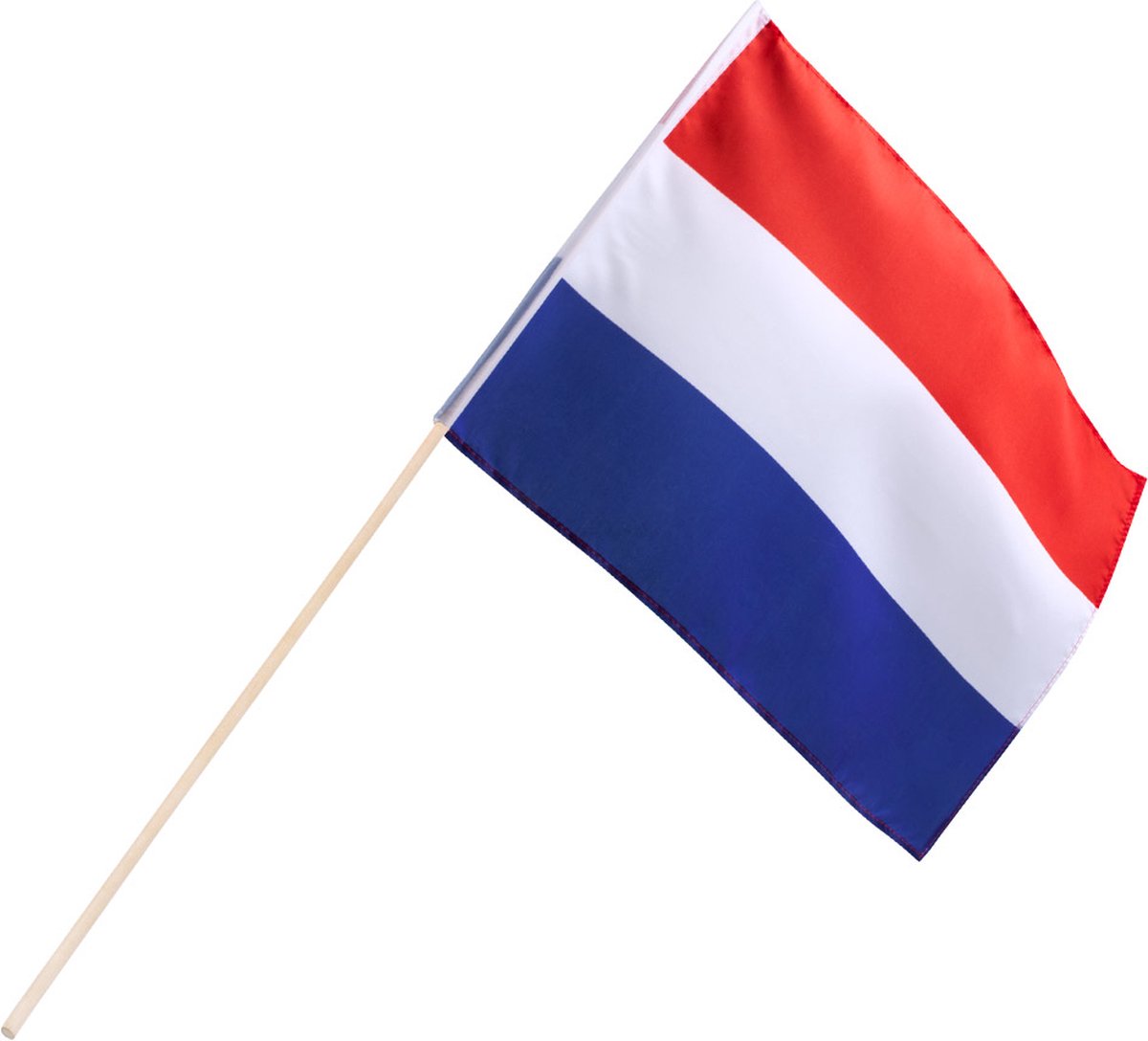 Zwaaivlag Nederland op Stok - 76 cm
