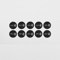 RFID / NFC geweven badge voor kleding 21 mm – set van 10 stuks
