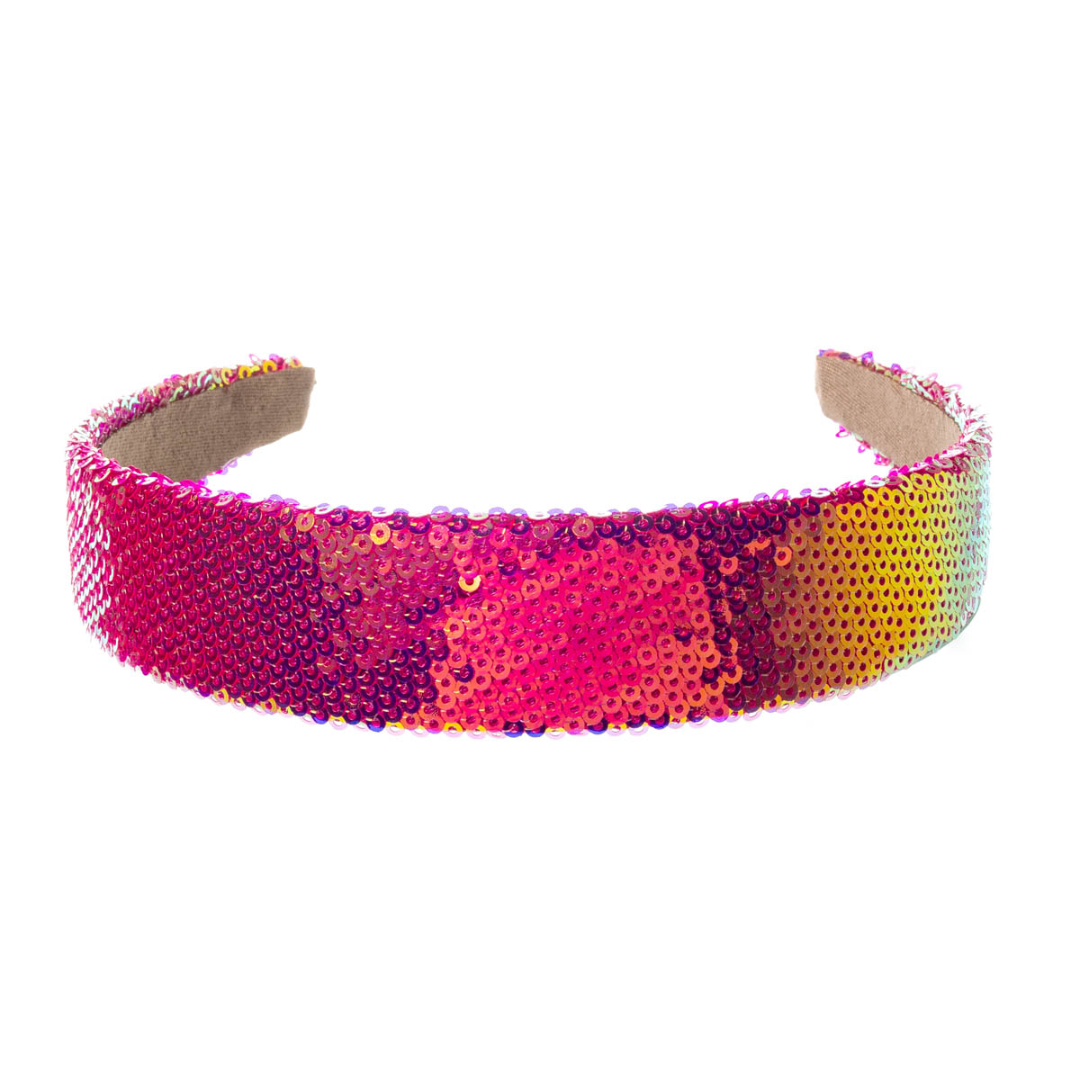 3 Stuks - Meisjes zeemeermin haarbanden – Diadeem voor kinderen - Met pailetten – Regenboog kleuren - Afbeelding 2