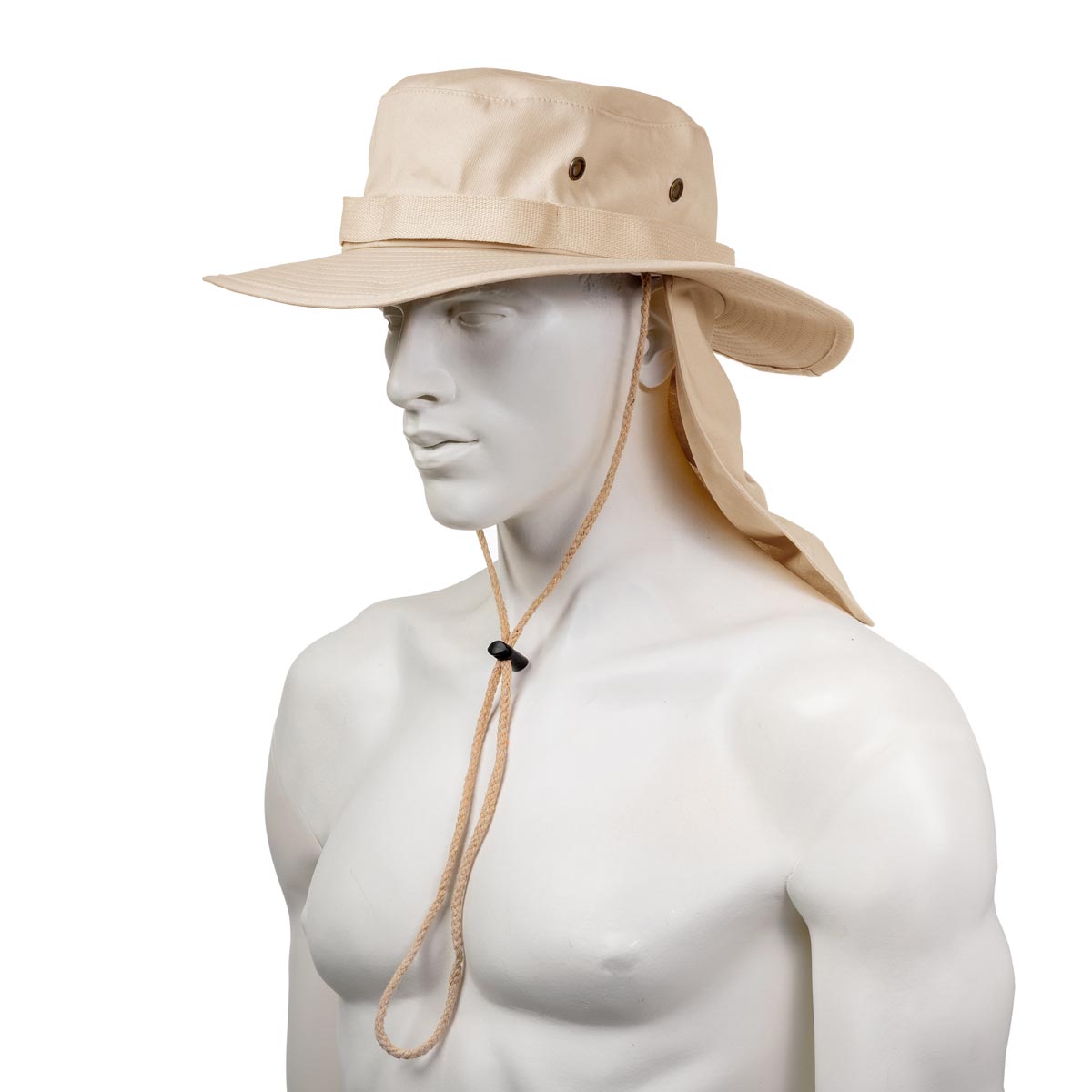 Yucka - Safari hoed met nekbescherming - Katoen - Beige - Afbeelding 4