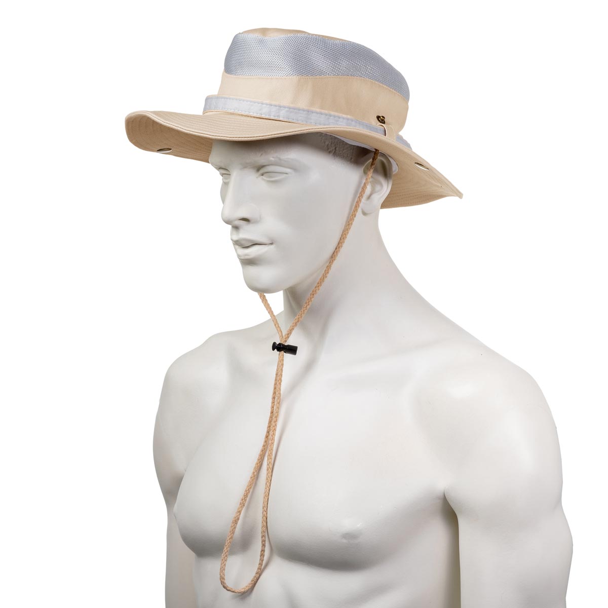 Yucka - Safari hoed met mesh - Katoen Beige - Afbeelding 2