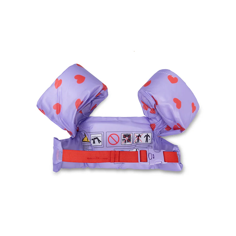 Puddle Jumper lila hartjes - Zwemhulp 2-6 jaar - 15-30 kg - Afbeelding 3