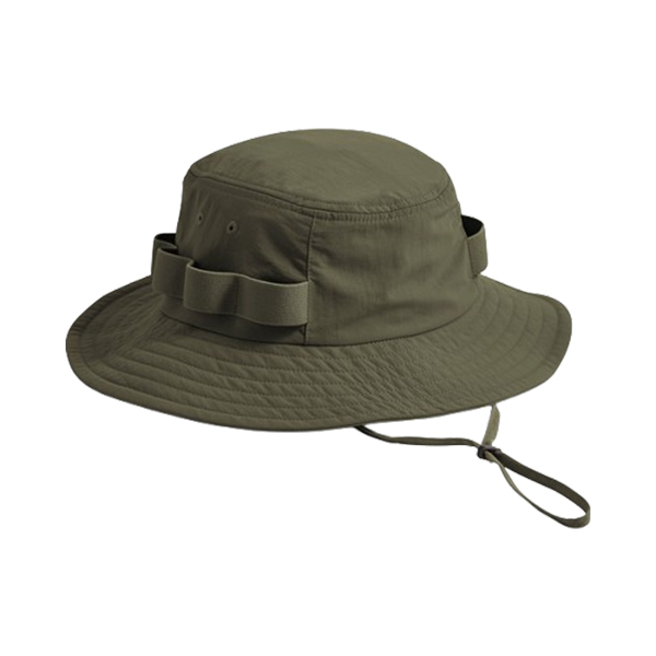 Beechfield nylon safarihoed met UPF50+ bescherming - Donkergroen - Maat L/XL