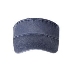 Alternative view of Denim zonneklep - Met klittenbandsluiting - Donkerblauw