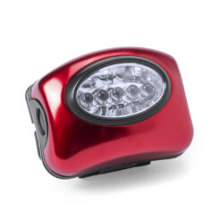 Alternative view of Hoofdlamp - 5 LED zaklamp met 3 lichtstanden en verstelbare en afneembare hoofdband - Rood