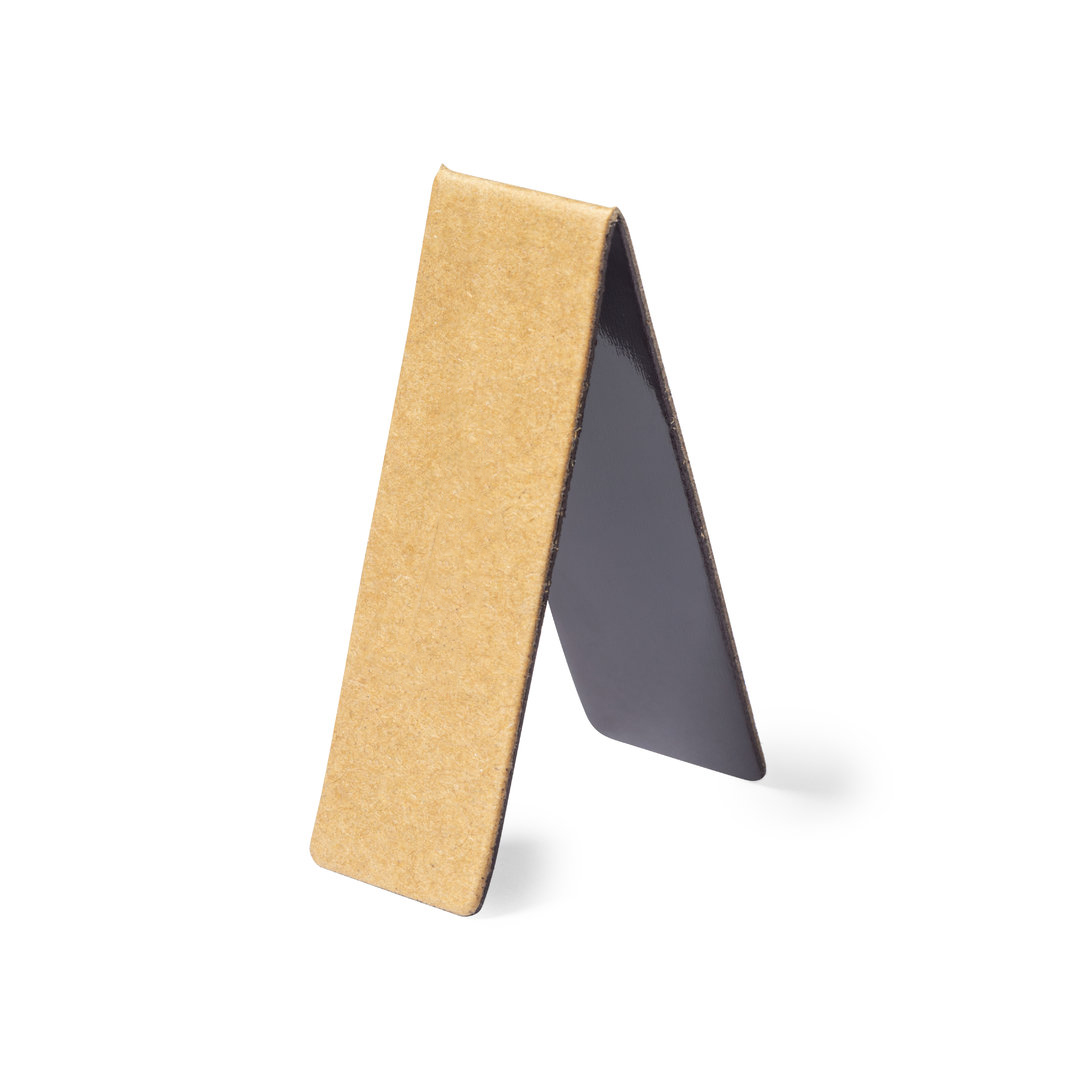 Magnetische boekenlegger - Bladwijzer van gerecycled karton - Bruin