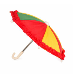 Mini paraplu 30 cm - Rood/geel/groene paraplu