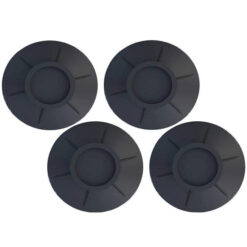 Wasmachine trillingsdemper - Voor wasmachine en droger - 4 stuks - Zwart