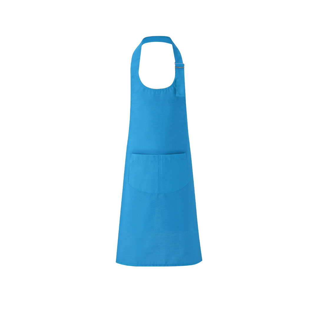 Keukenschort polykatoen - Verstelbaar kinderschort met voorzak - Blauw - Afbeelding 2