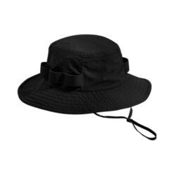 Beechfield nylon safarihoed met UPF50+ bescherming - Zwart - Maat L/XL
