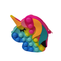 Pop It tasje Unicorn Rainbow