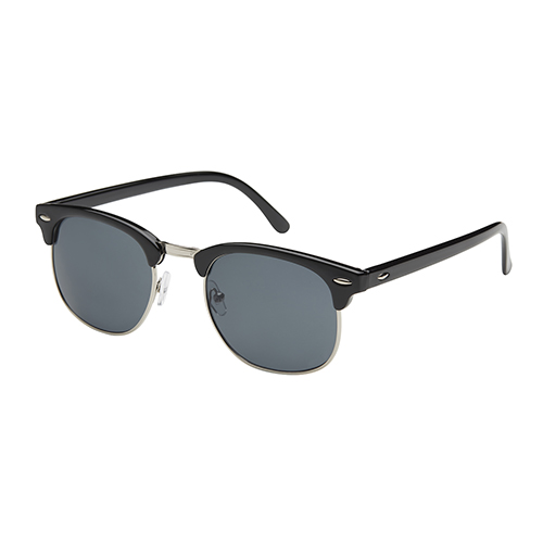 Club zonnebril zwart-zilveren frame | UV-400 - Afbeelding 2