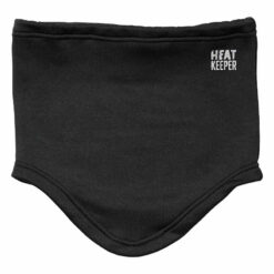 Alternative view of Heat keeper Thermische nekwarmer fleece & softshell – Verstelbare reflecterende nekbeschermer - Zwart
