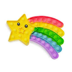 Pop It Ster - Fidget Toy - Regenboog - Stressverlagend Speelgoed voor Kinderen