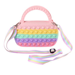 Alternative view of Pop It tasje pastel regenboog