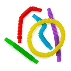 Alternative view of Twist Tubes Set - 5 Stuks in Vijf kleuren - Fidget Toys