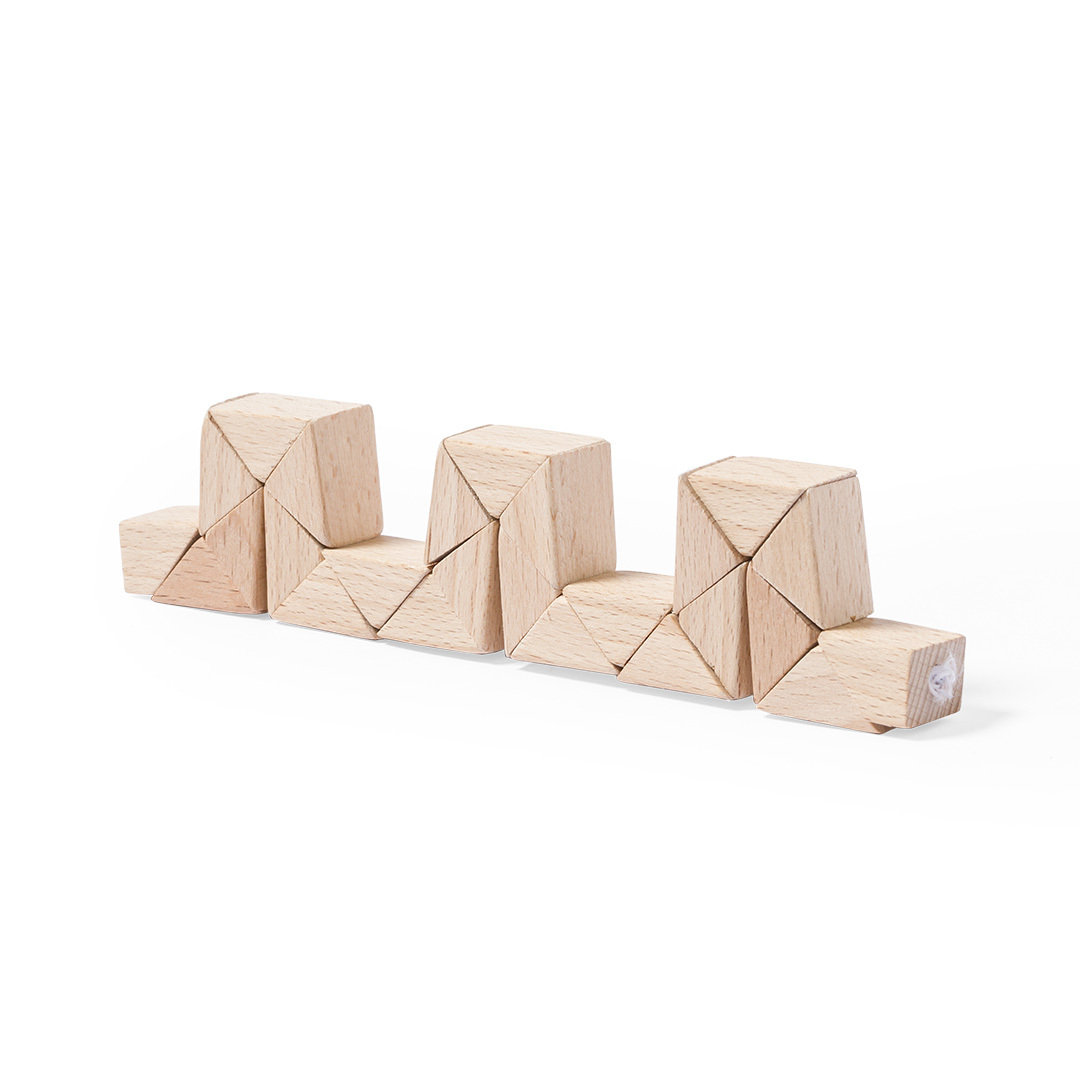 Puzzel Speelgoed - Behendigheidsspel hout in opbergzakje - Afbeelding 4