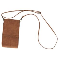 Alternative view of Sarlini telefoontasje kunstleer - Crossbody telefoontas - Bruin