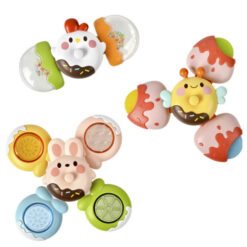 Alternative view of Fidget spinner met zuignap - Snoep - 3 stuks