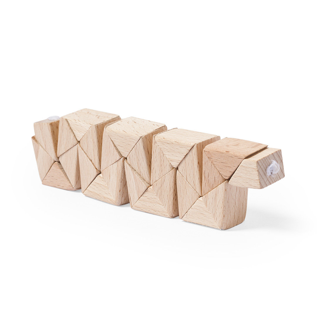Puzzel Speelgoed - Behendigheidsspel hout in opbergzakje - Afbeelding 3