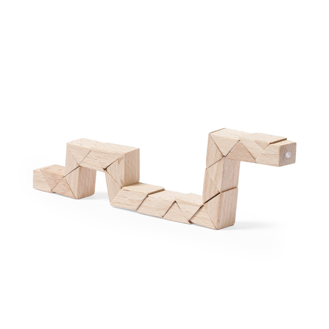 Puzzel Speelgoed - Behendigheidsspel hout in opbergzakje - Afbeelding 5