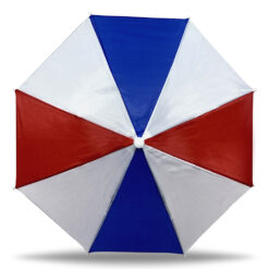 Alternative view of Rood Wit Blauwe Hoofdparaplu – Handsfree Paraplu Hoed – Holland Supporters Hoed