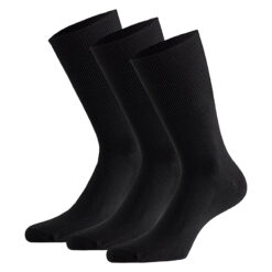 Apollo modal antipress sokken - Zwarte compressie sokken - 3 Paar - Maat 39/42