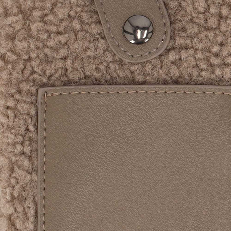 Sarlini telefoontasje teddy - Crossbody telefoontas - Taupe - Afbeelding 3